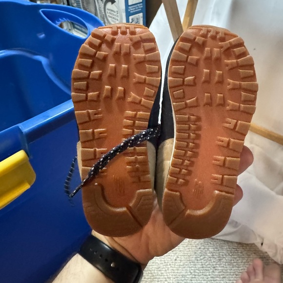 Size 7.5 toddler New Balance 574  sport pack navy - Picture 5 of 7